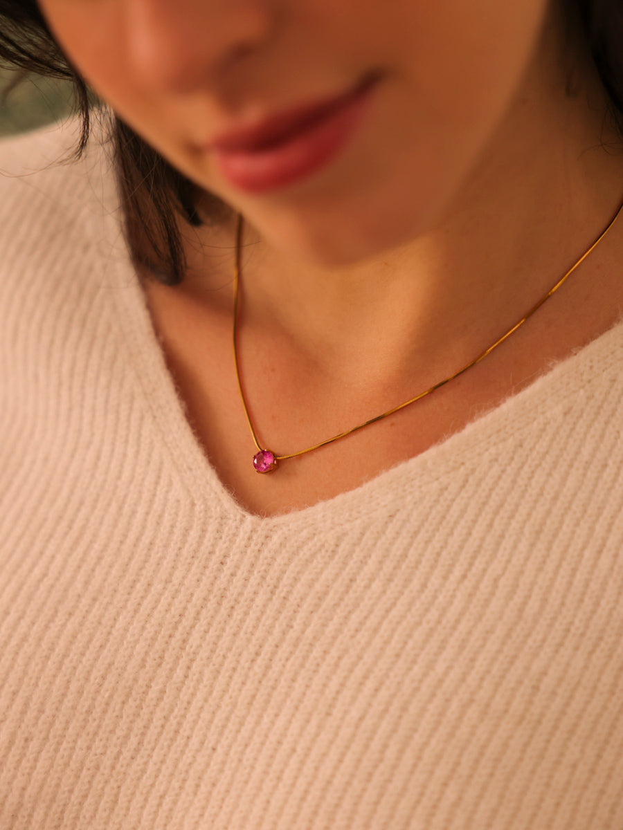 Crystal Delight Ruby Kette