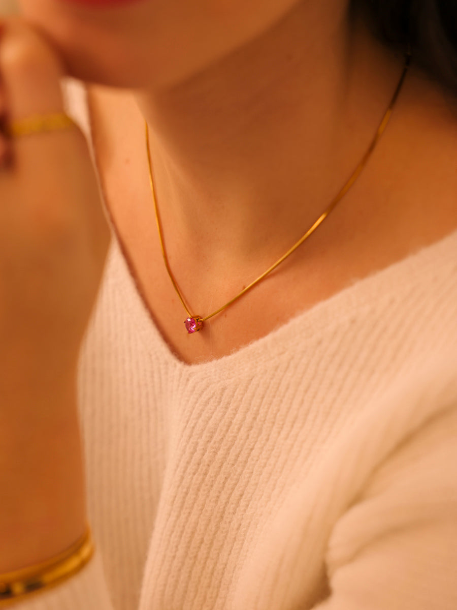 Crystal Delight Ruby Kette