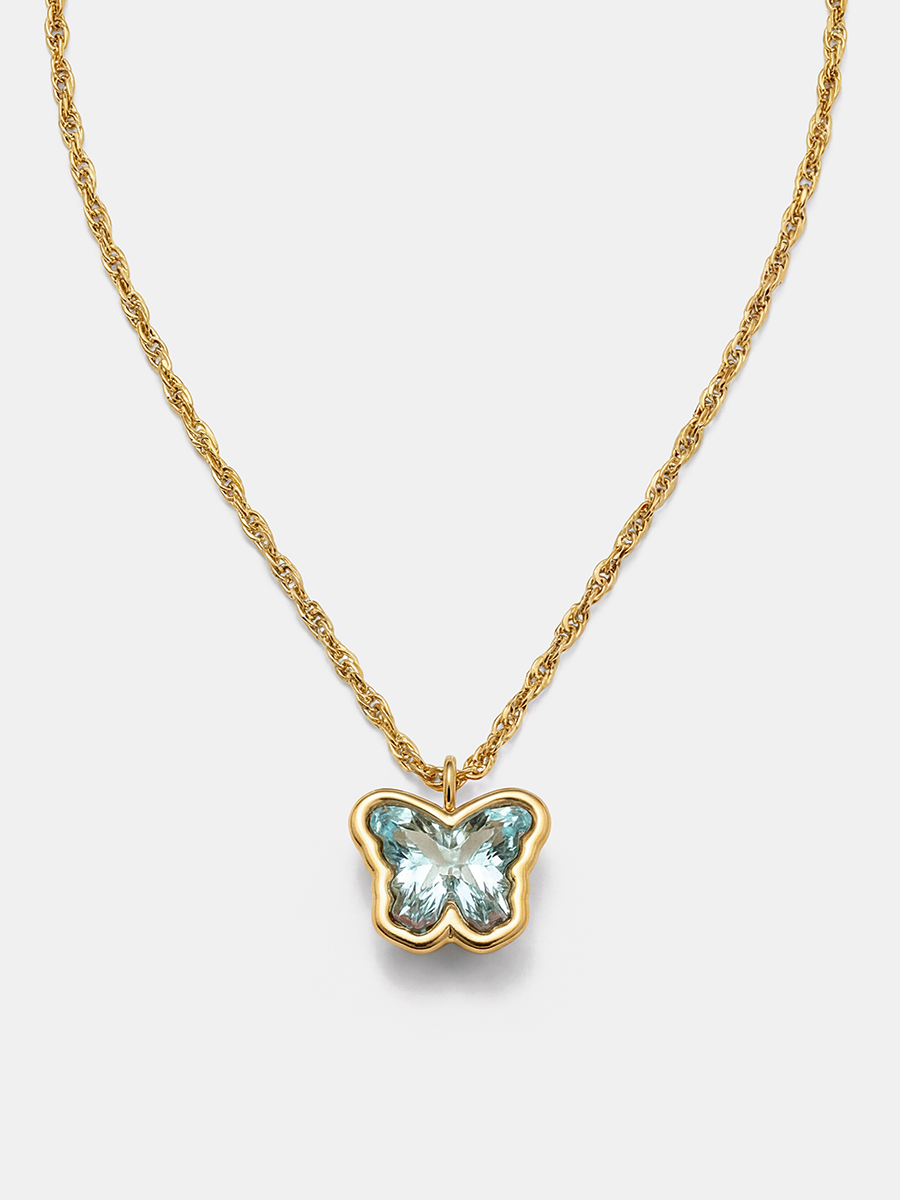 Crystal Butterfly Kette