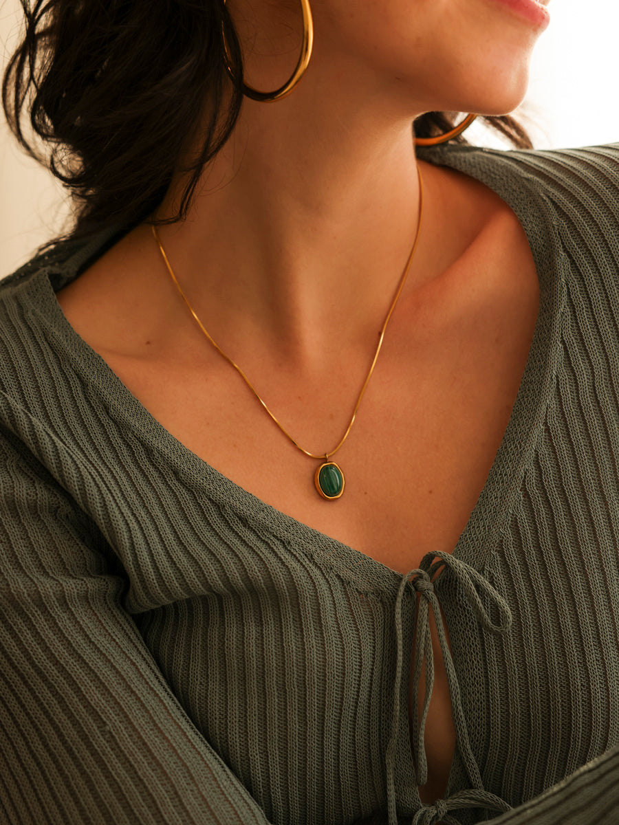 Echoing Dream Dark Green Kette