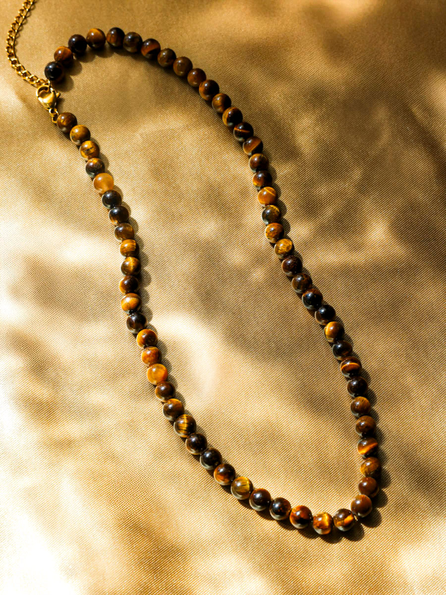 Bold Tiger's Eye Kette