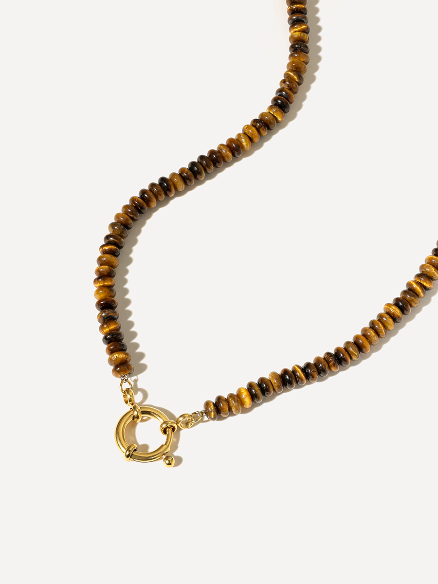 Tiger's Eye Mark Kette