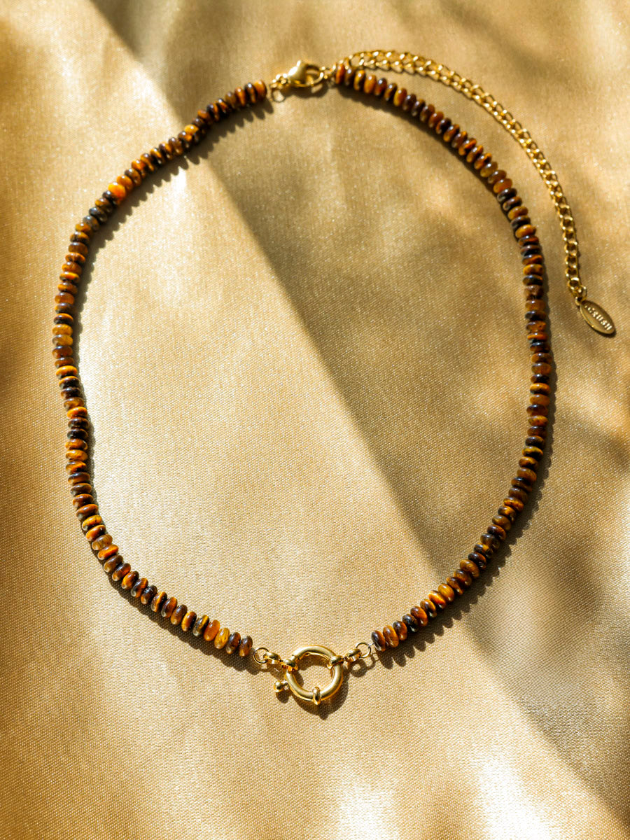 Tiger's Eye Mark Kette