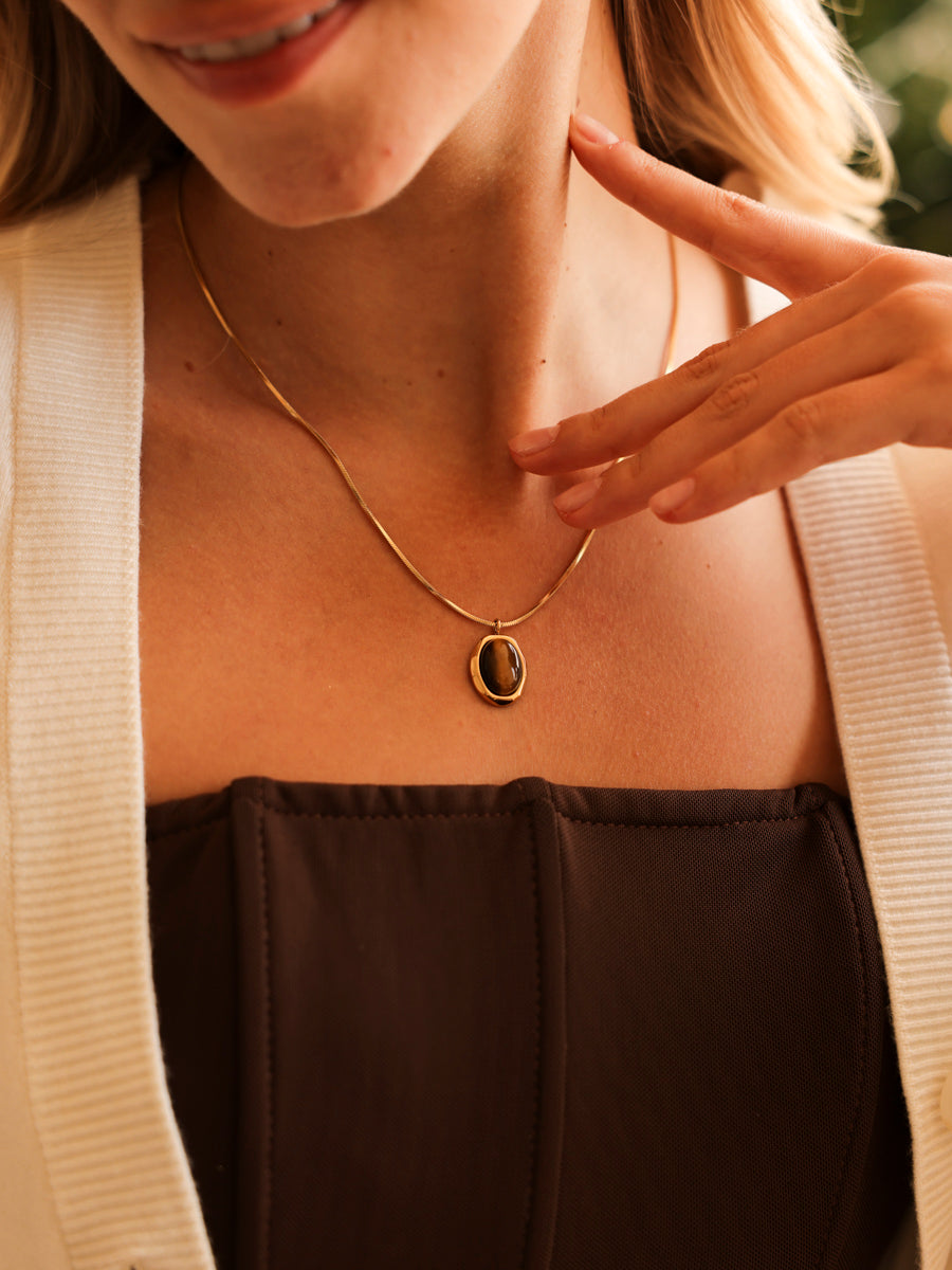 Echoing Dream Tiger's eye Kette