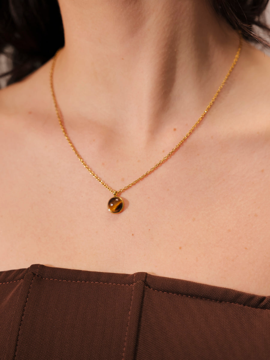 Wandering Wish Tiger's Eye Kette