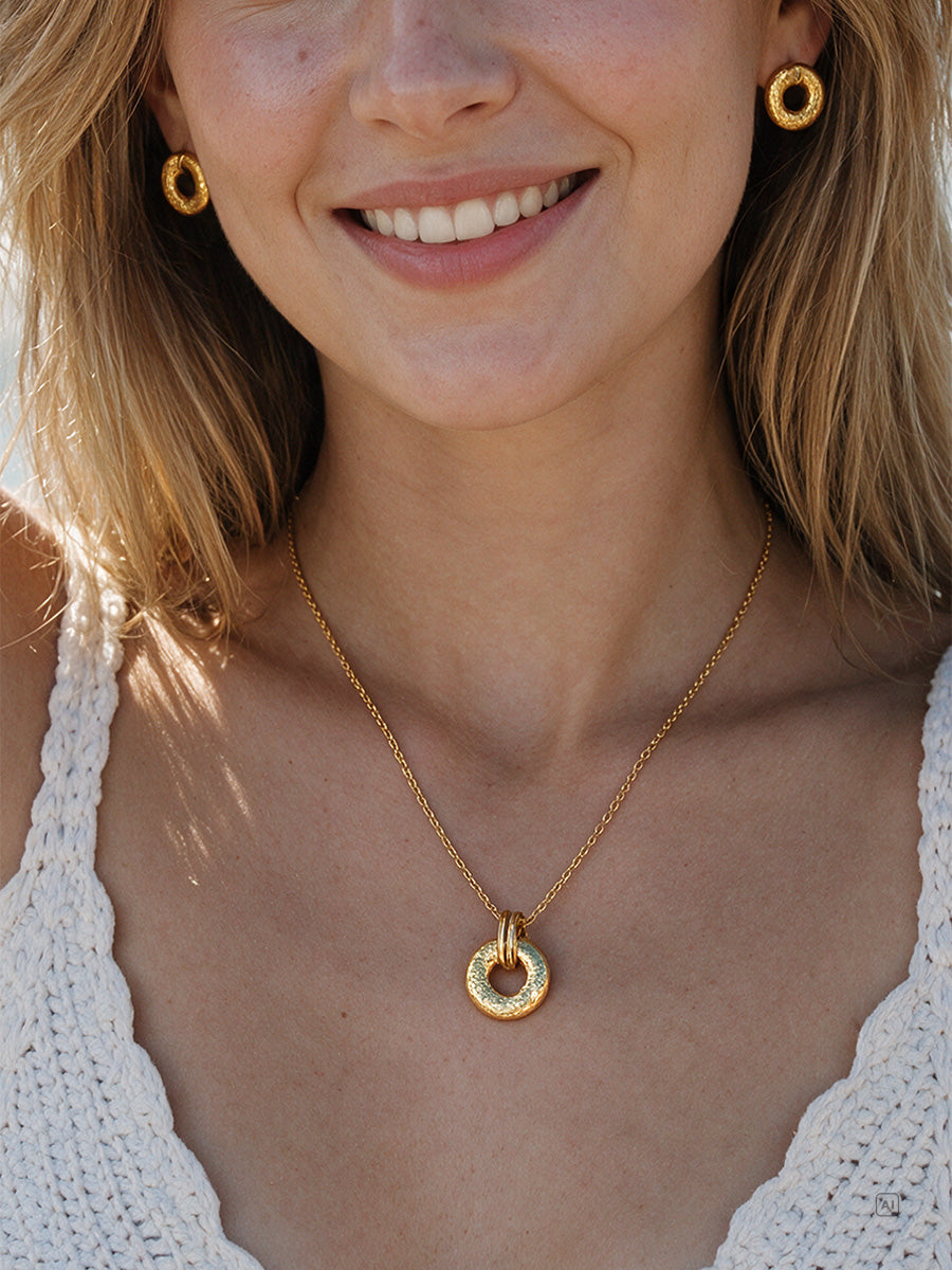 Hammered Texture Kette