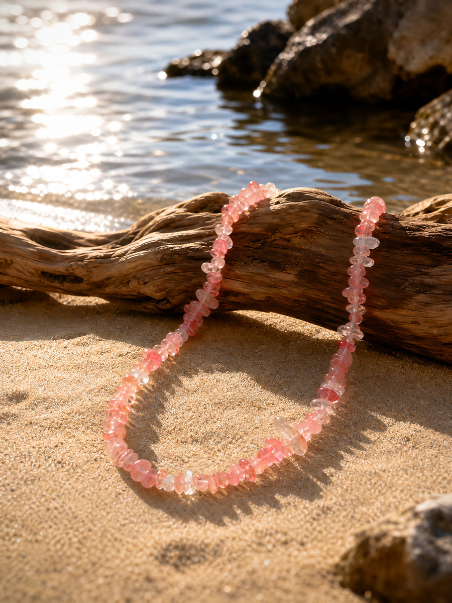 Peach Cocktail Kette ICRUSH