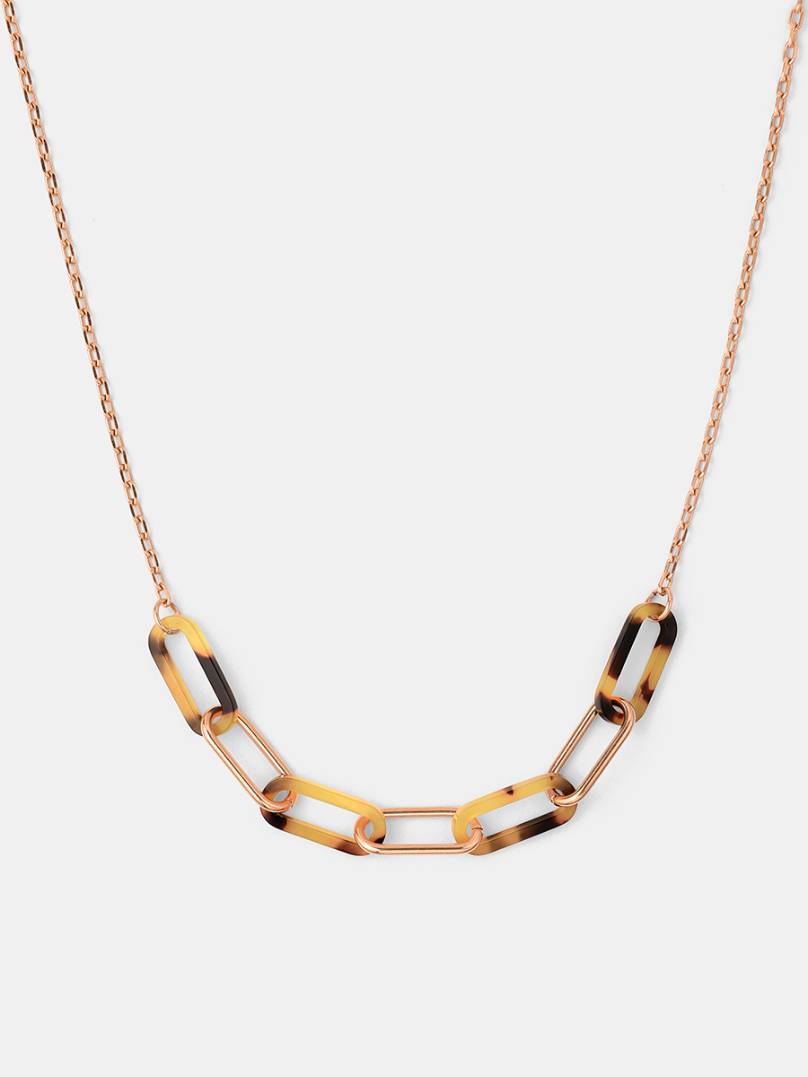 Amber Texture Kette