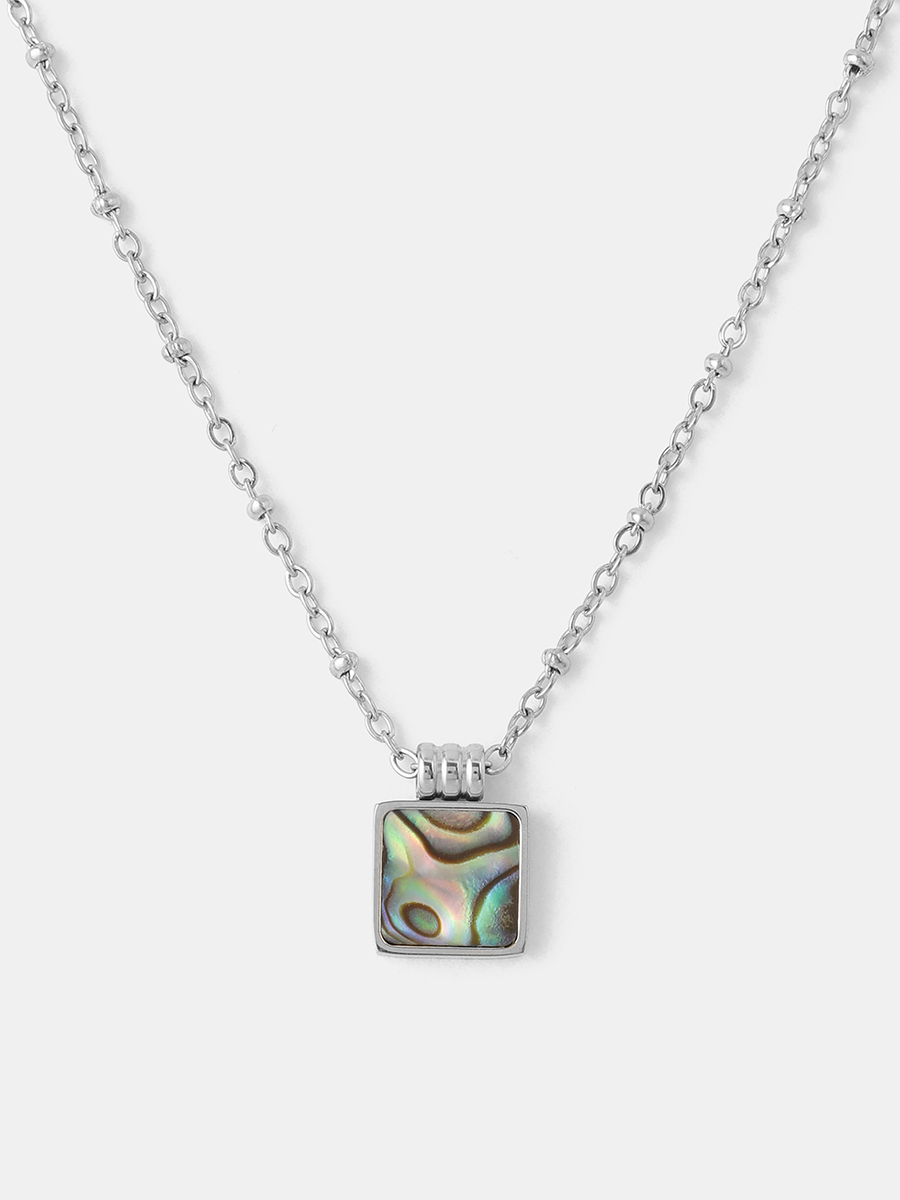 Iridescent Square Kette