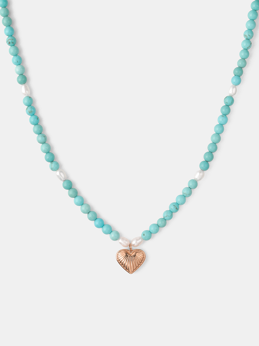 Bead Heart Kette