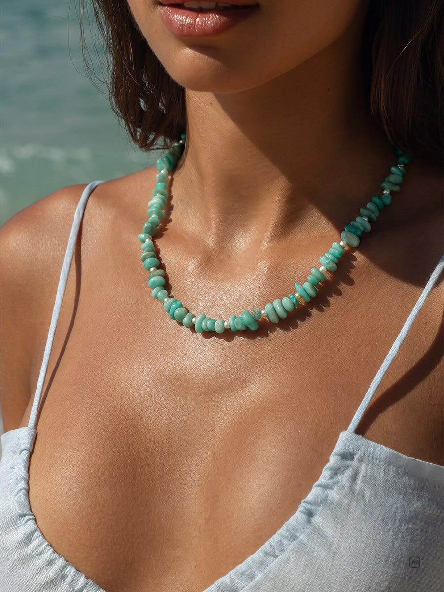 Ocean Pebble Kette