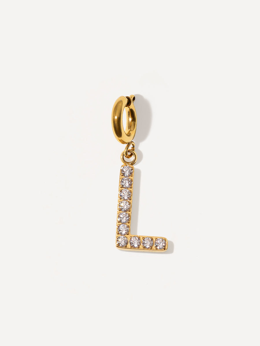 Brilliant Letter Ketten-Charm - L