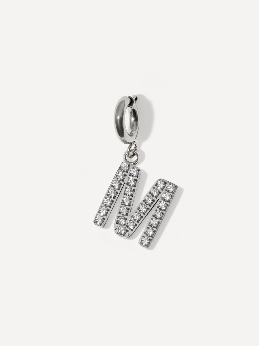 Brilliant Letter Ketten-Charm - M