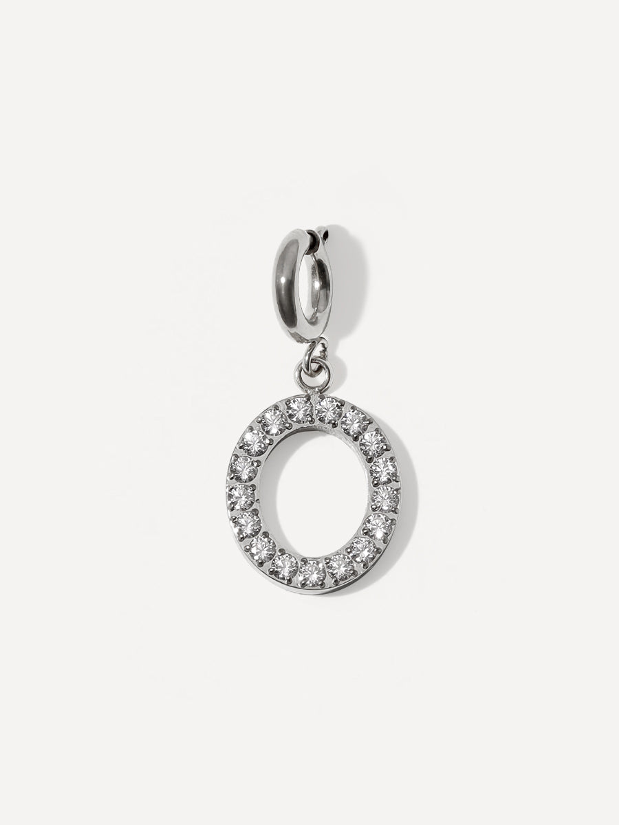 Brilliant Letter Ketten-Charm - O