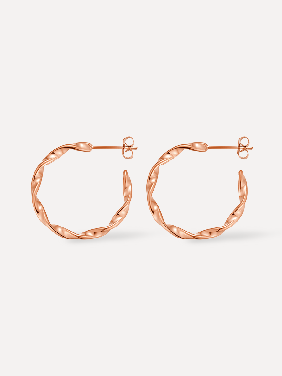 Twisted Hoop Ohrringe ICRUSH
