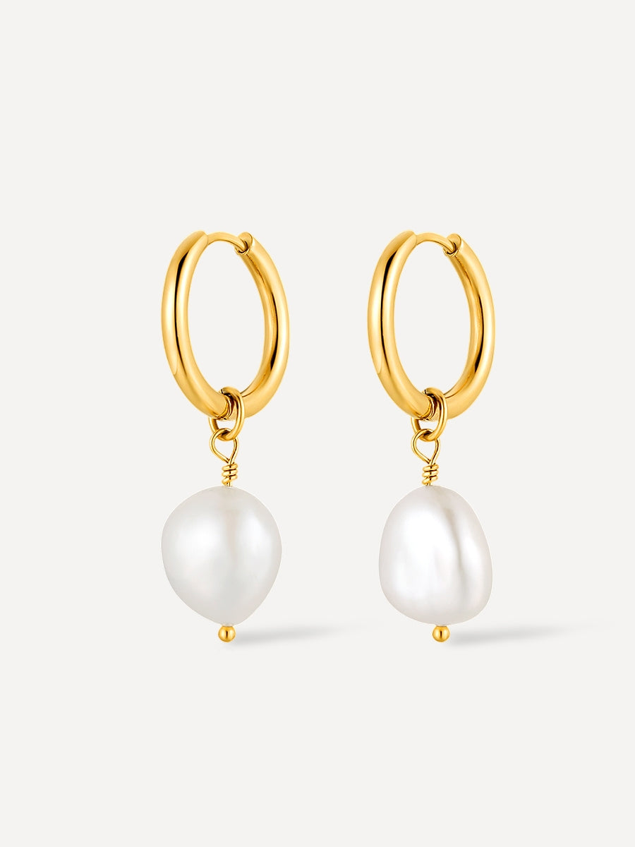 Modern Pearl OHRRINGE GOLD