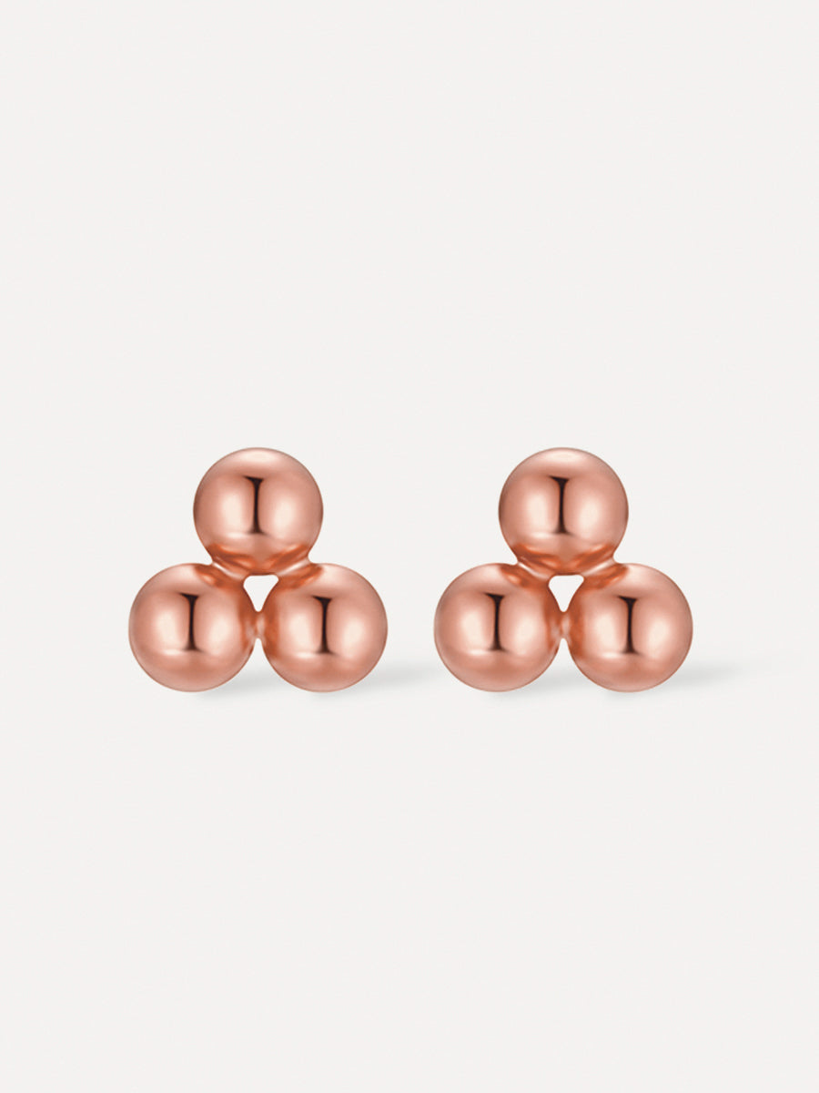 TRIO DOT OHRSTECKER Ohrringe Rosegold