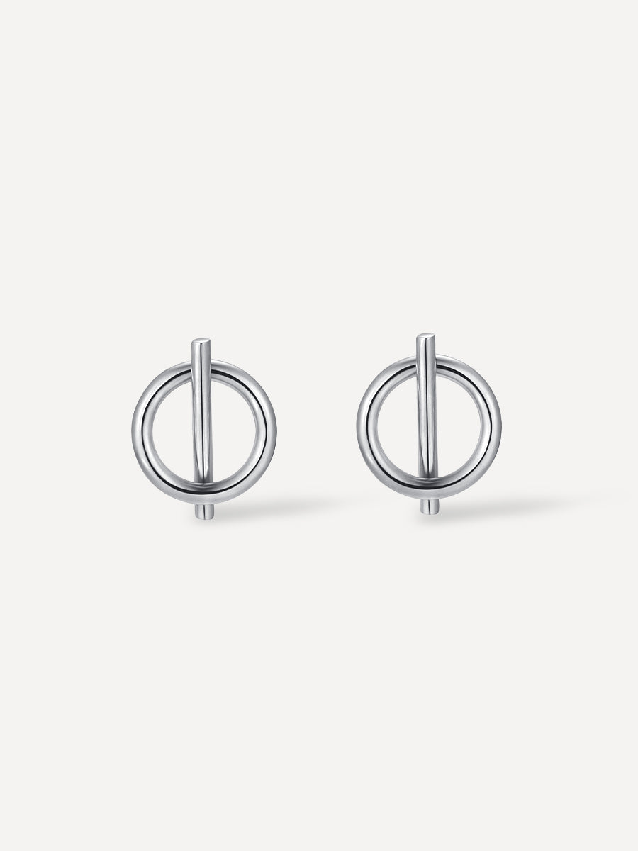 Balanced Ohrstecker Silber