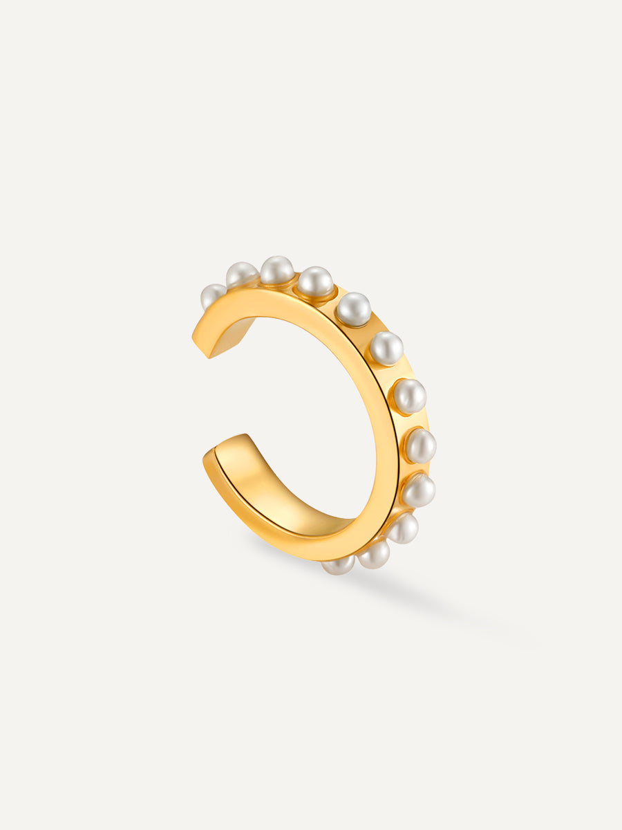 Calm Pearl EARCUFF GOLD