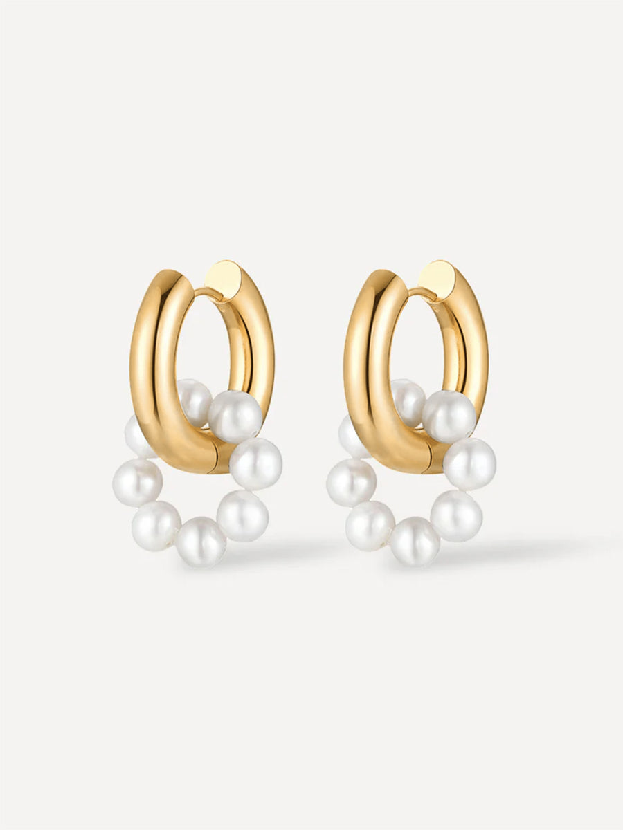 Pearl Hoop Ohrringe ICRUSH