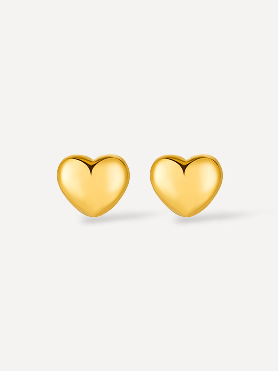Heart Ohrstecker Gold
