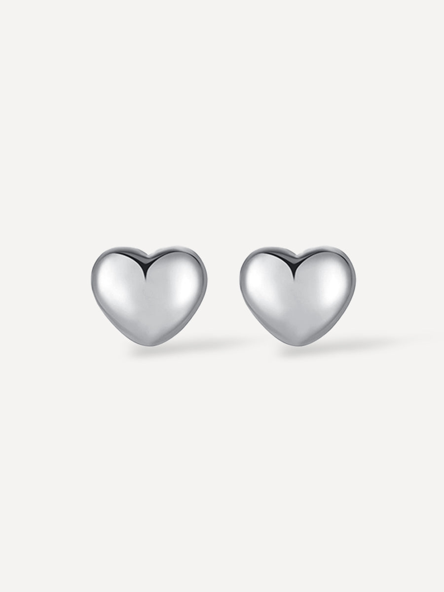 Heart Ohrstecker Silber