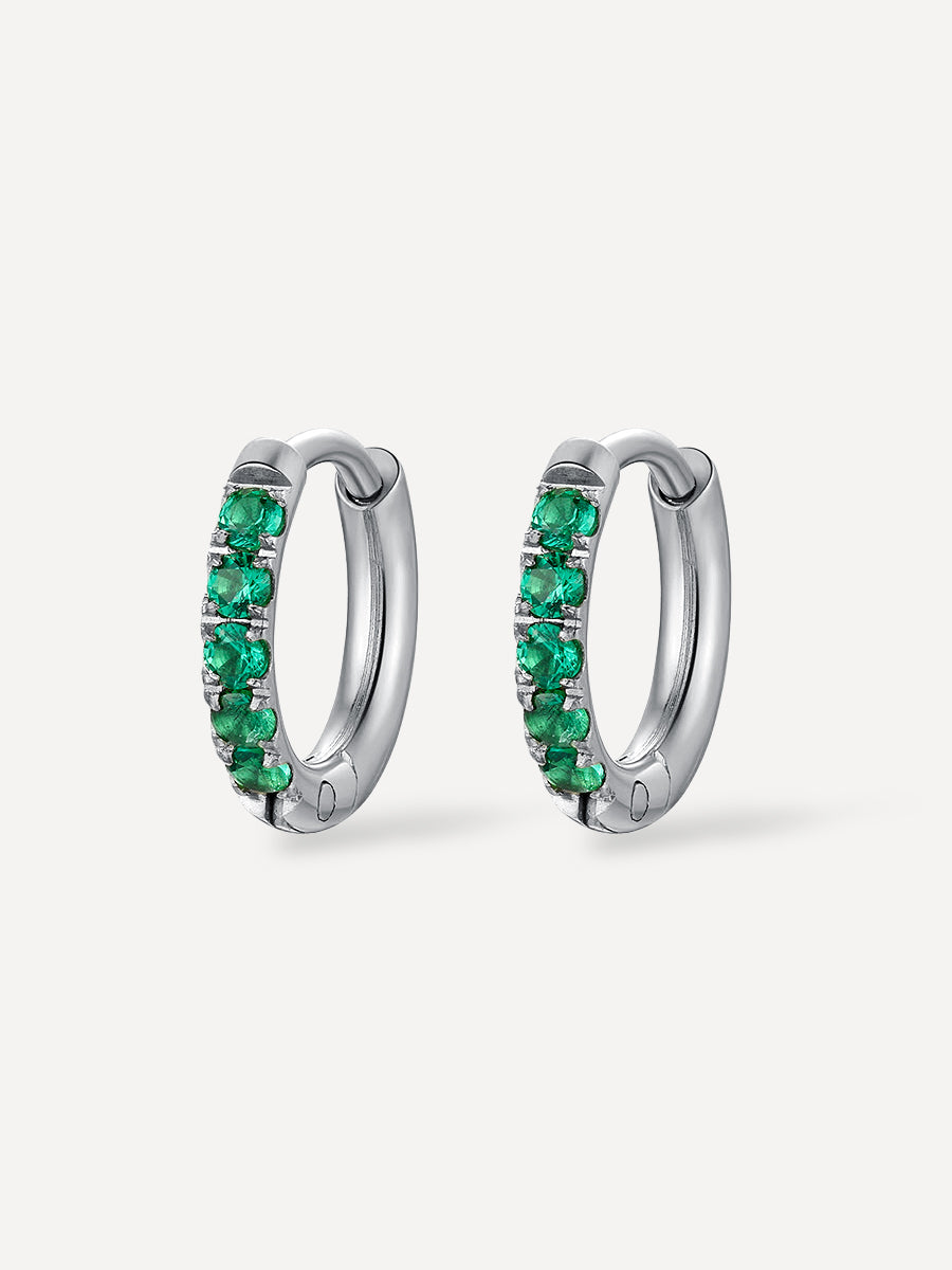 Aurora Shine Small Ohrringe Silber