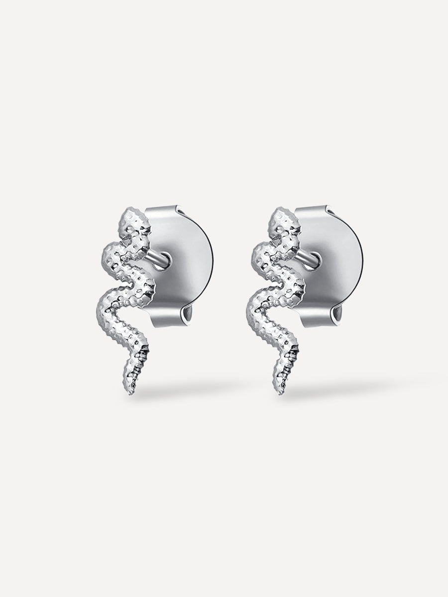 Snake Ohrstecker Silber