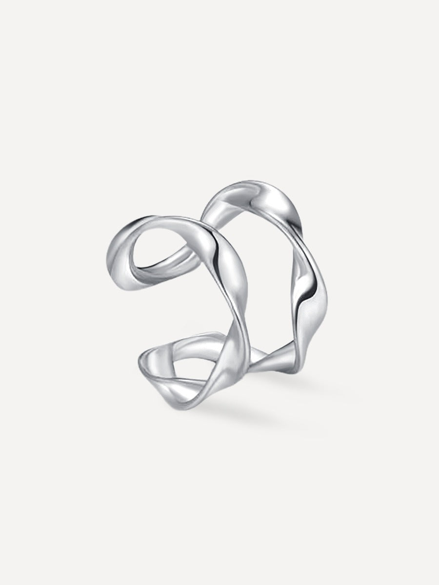 Mobius Earcuff Silber