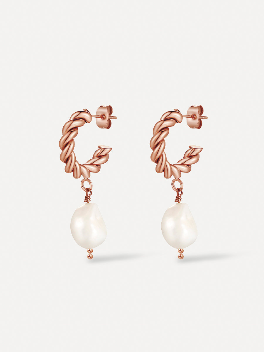 TWIRL Pearl Earrings