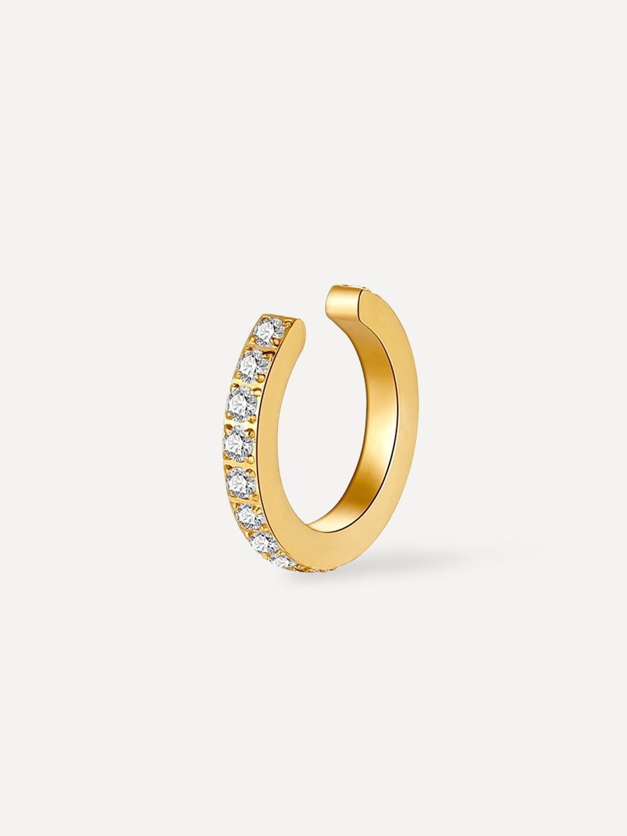 Clear Shine Earcuff Gold