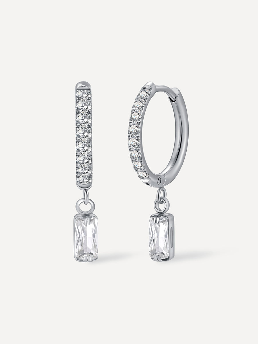 CRYSTALIZED CHÉRIE Ohrringe Silber