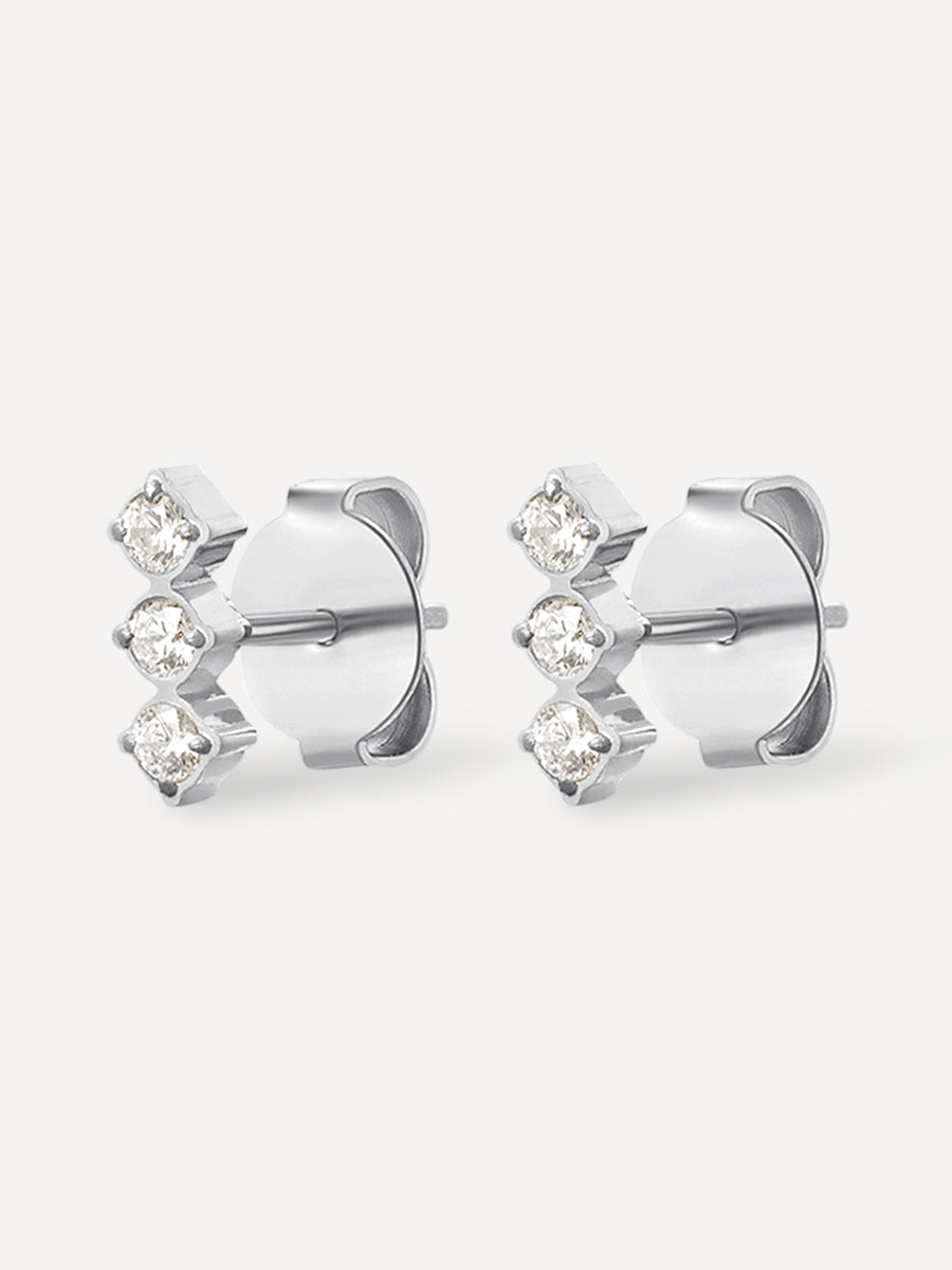 Trio flicker Ohrringe Silber