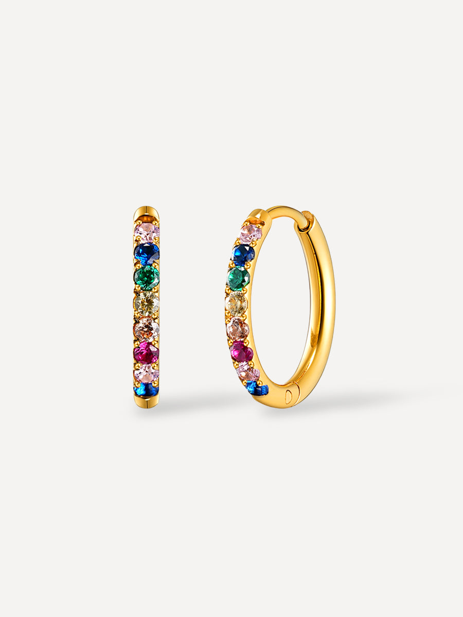 Magic Rainbow Ohrringe Gold