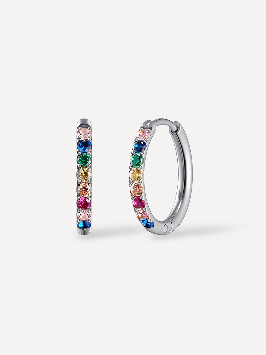 Magic Rainbow Ohrringe Silber