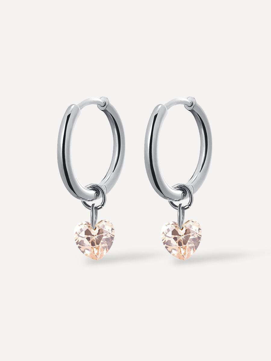 Gentle Heart Ohrringe Silber
