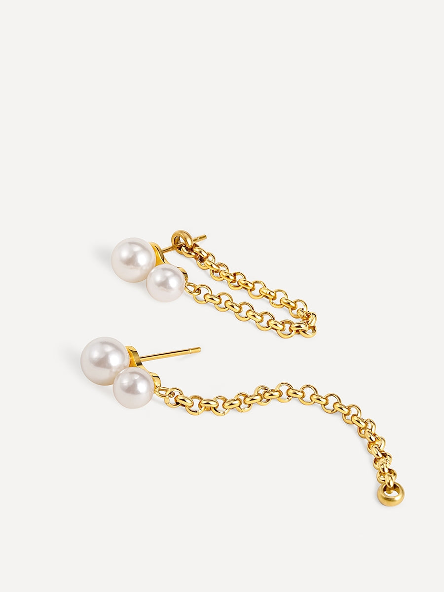 JOYFUL Pearl Ohrringe Gold