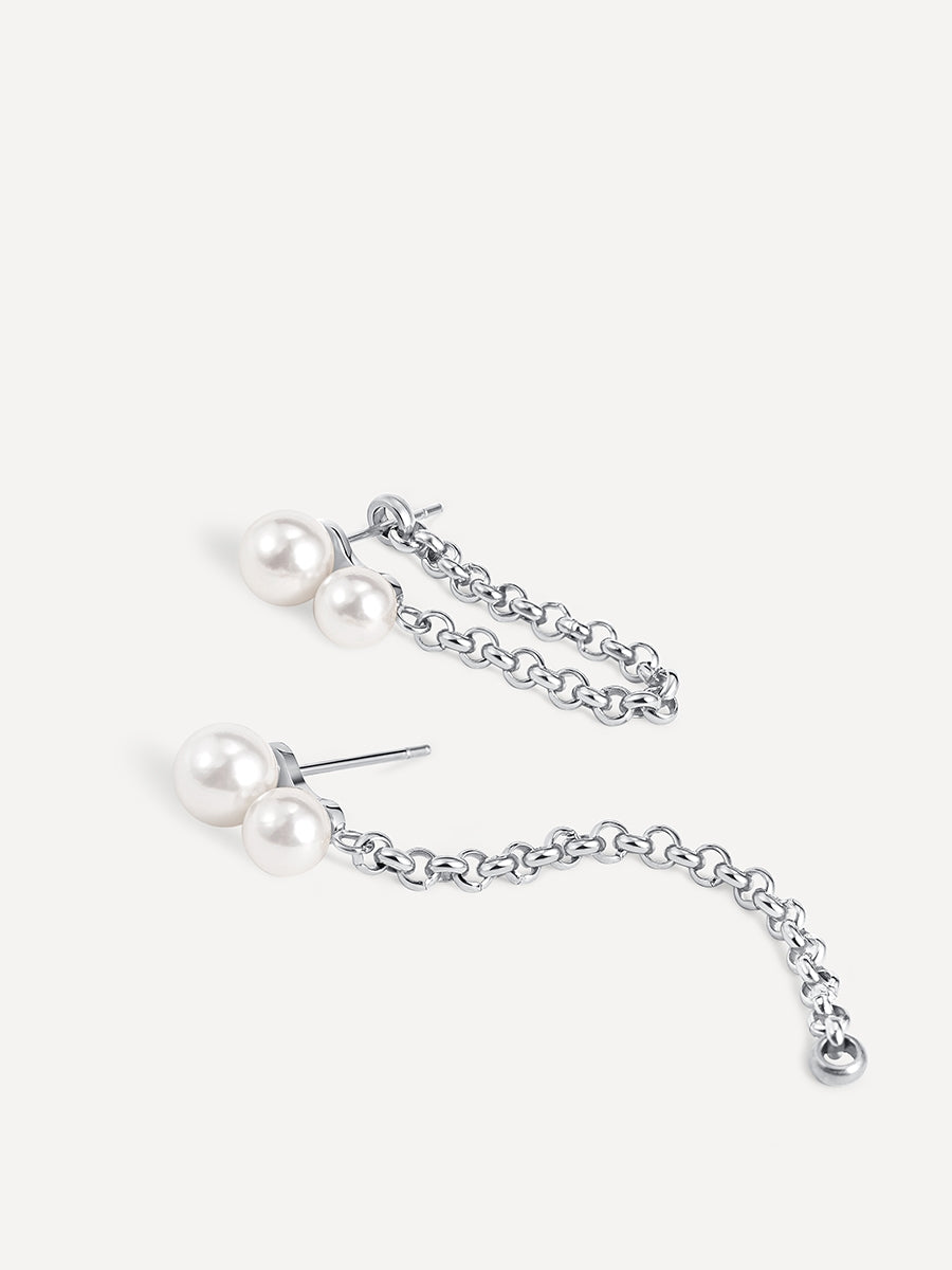 JOYFUL Pearl Ohrringe Silber