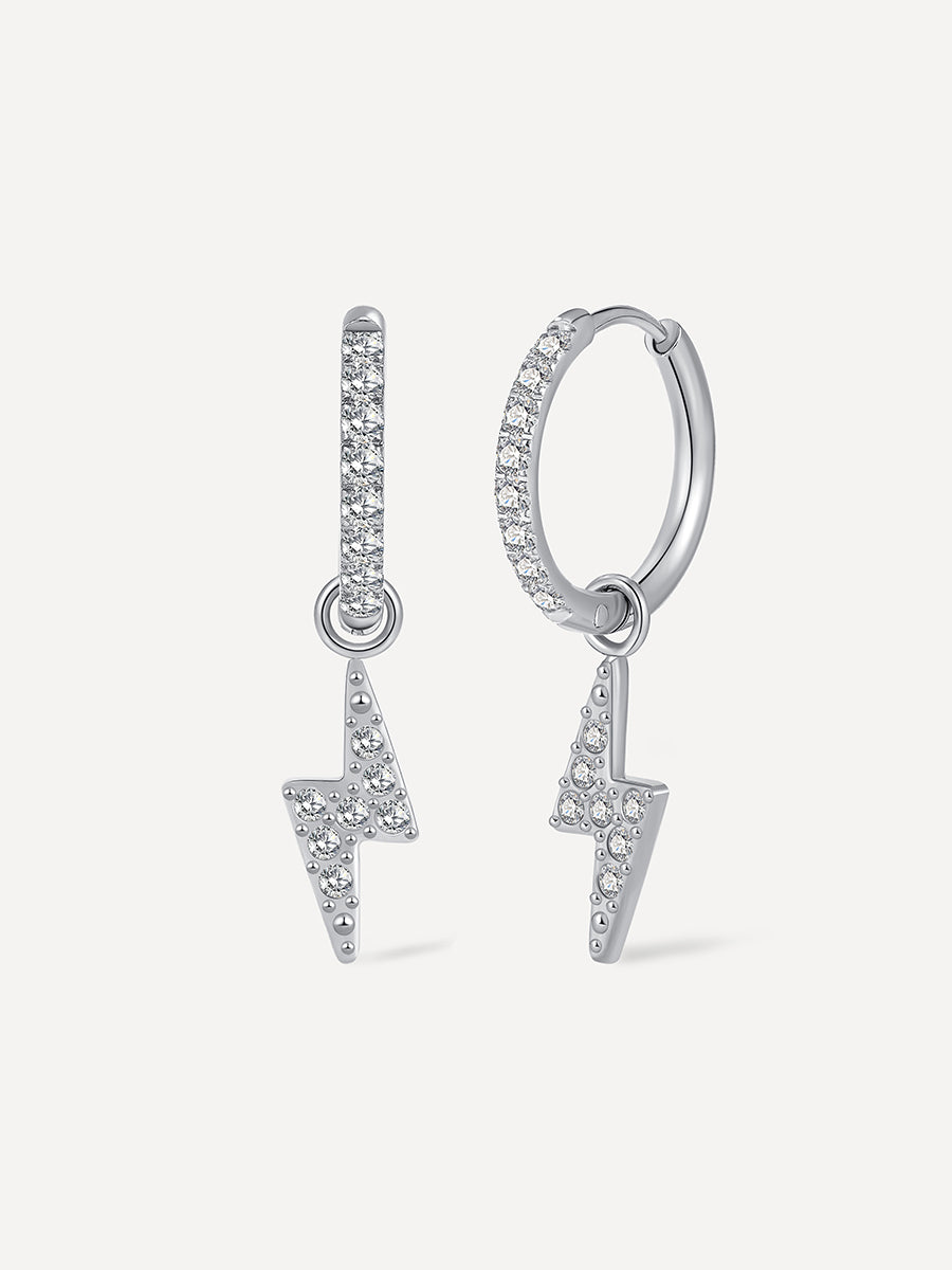 Lighting Shine Ohrringe Silber