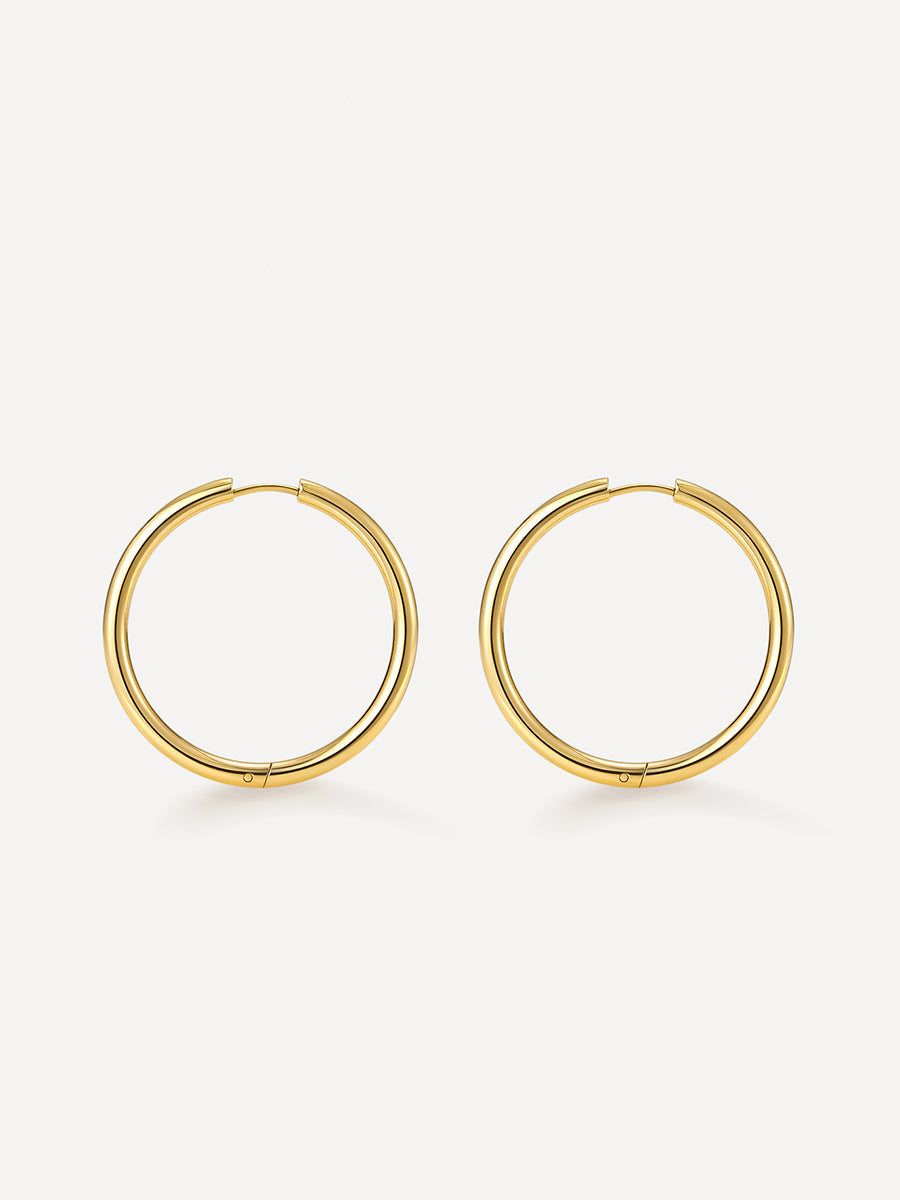 Classic Hoop OHRRINGE GOLD