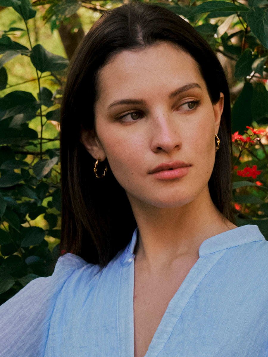 FINE TWIST EARRINGS