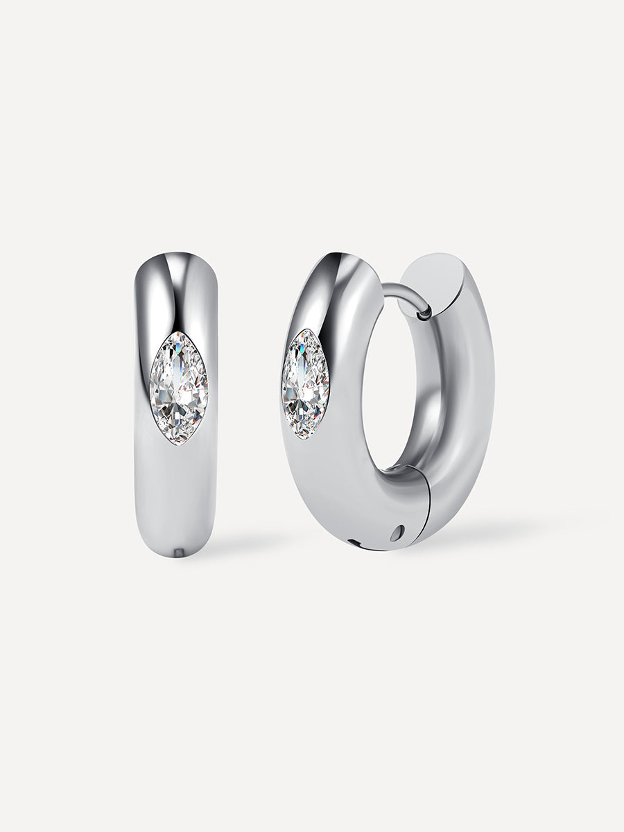 Competent Ohrringe Silber