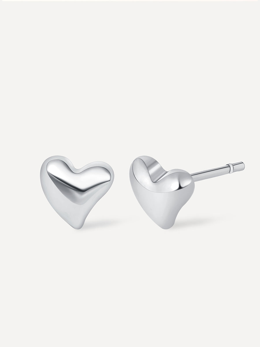 Lovely Heart Ohrringe Silber