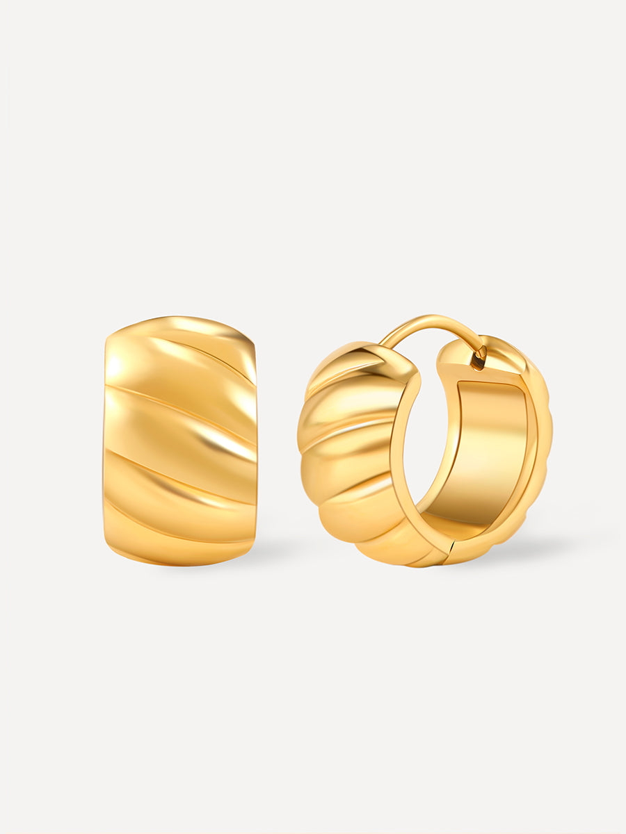 Be Strong Ohrringe Gold