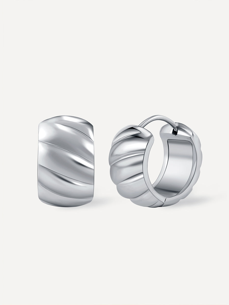 Be Strong Ohrringe Silber