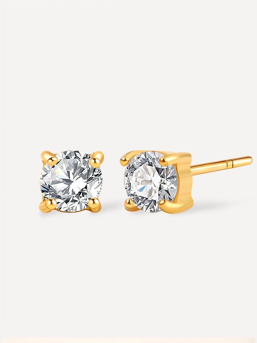 Simple Elegant OHRSTECKER Gold