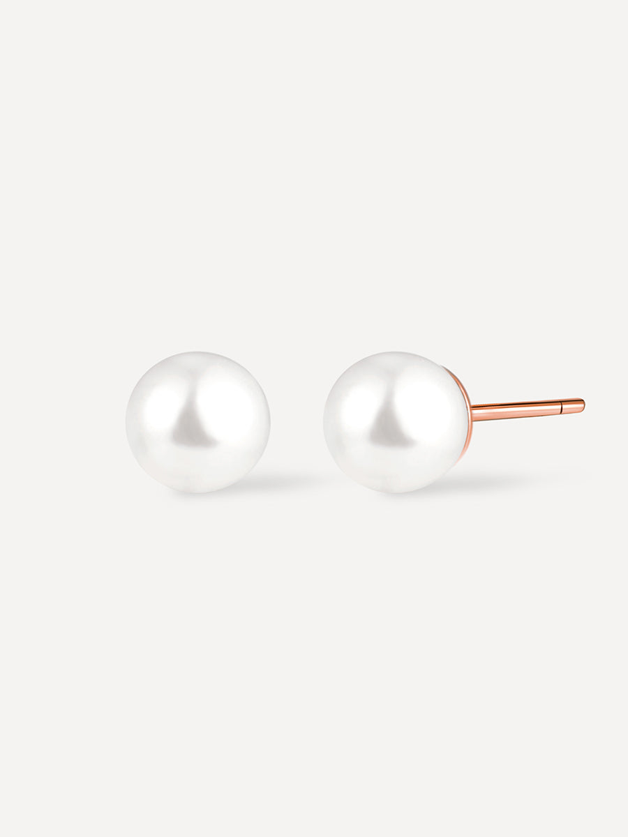 Simple Pearl Earrings