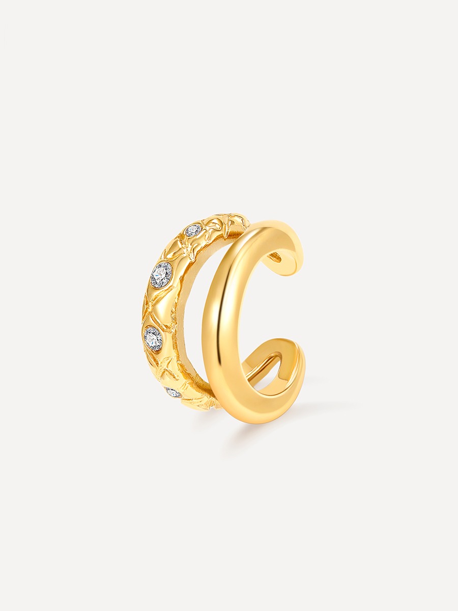 Eden Temptation Texture Earcuff Gold
