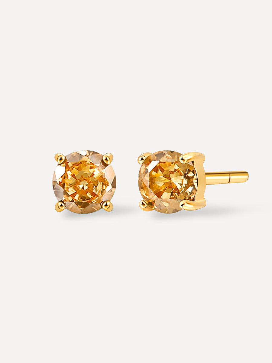 Champagne Ohrstecker Gold