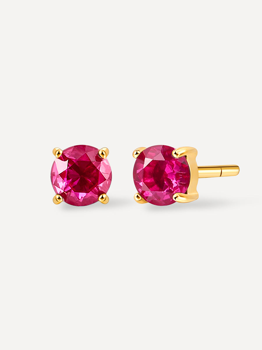 Rosy Ohrstecker Gold